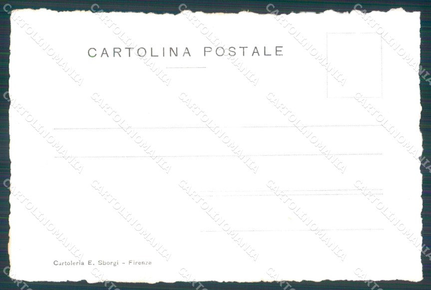 Militari WWI Propaganda Bandiere Alleati Flags Dipinta a Mano cartolina XF0436 – retro