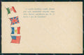 Militari WWI Propaganda Bandiere Alleati Flags cartolina XF0443 – fronte