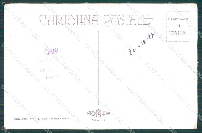 Militari WWI Propaganda Alpini PIEGHINE cartolina XF0448 – retro