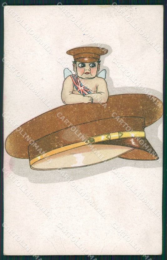 Militari WWI Propaganda Alleati Inghilterra Pippo cartolina XF0456 – fronte