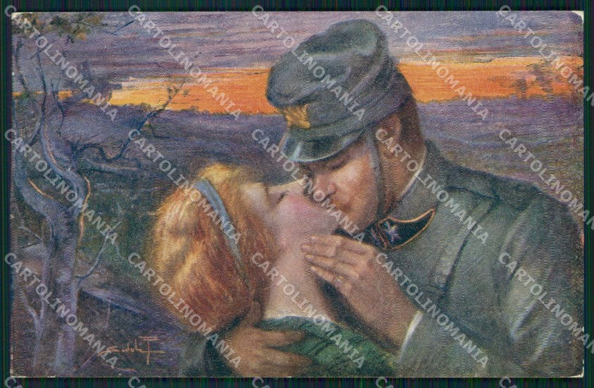 Militari WWI Propaganda Soldato Sidoli cartolina XF0466 – fronte