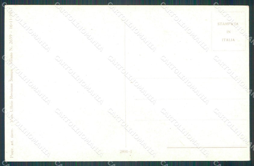 Militari WWI Propaganda Soldato Sidoli cartolina XF0466 – retro