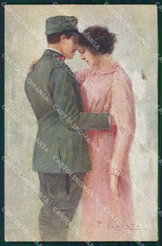 Militari WWI Propaganda Artiglieria Pizzolato cartolina XF0469 – fronte
