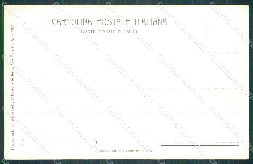 Militari Esercito Sardo Cenni cartolina XF0474 – retro