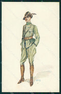Militari Esercito Italiano Alpini Uniforme GMD cartolina XF0508 – fronte
