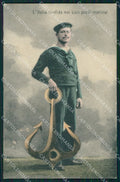 Militari Propaganda WWI Marina FORO cartolina XF0519 – fronte