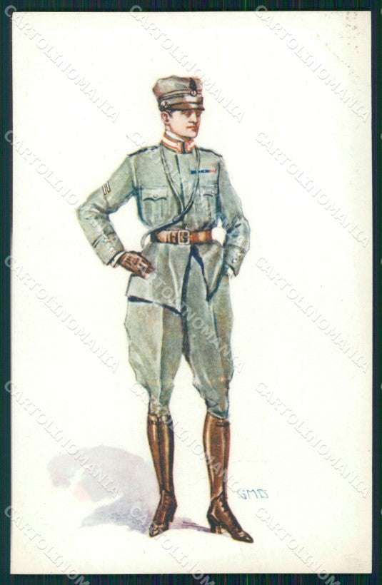 Militari Propaganda WWI Uniforme Esercito GMD cartolina XF0523 – fronte
