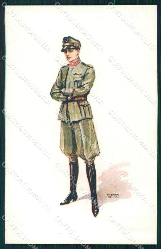 Militari Propaganda WWI Uniforme Esercito GMD cartolina XF0524 – fronte