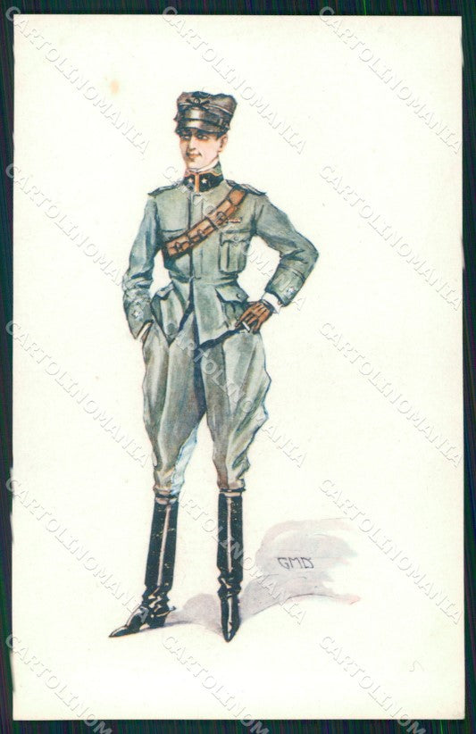 Militari Propaganda WWI Uniforme Esercito GMD cartolina XF0525 – fronte