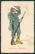 Militari Propaganda WWI Fanteria Birra di Monaco Bianchi cartolina XF0526 – fronte