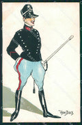 Militari Uniforme Umoristica Van Dock cartolina XF0532 – fronte