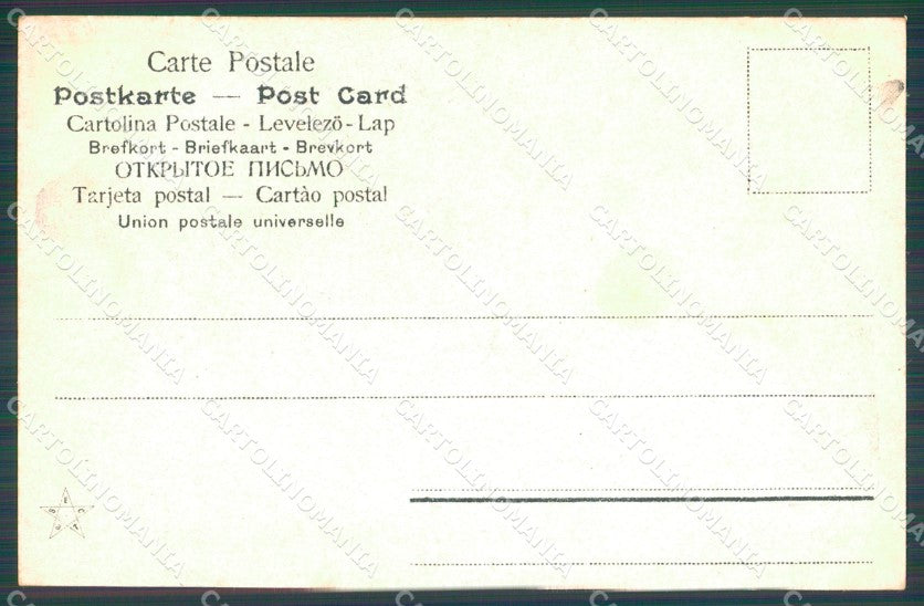 Militari Uniforme Umoristica Van Dock cartolina XF0532 – retro