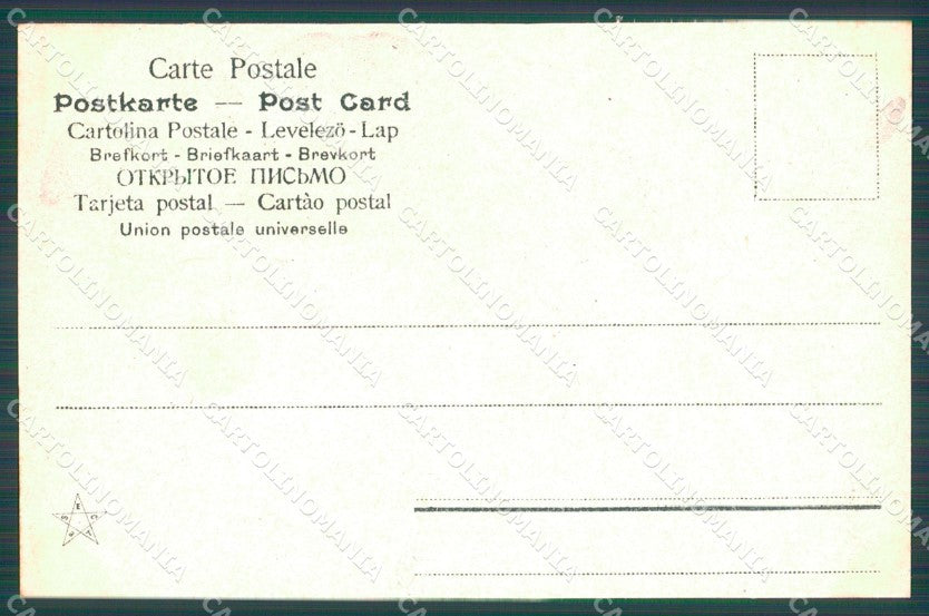 Militari Uniforme Umoristica Van Dock cartolina XF0533 – retro