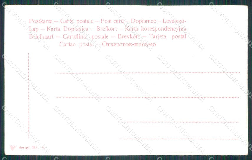 Militari Regio Esercito Artiglieria Attenti SCOLLATA cartolina XF0558 – retro