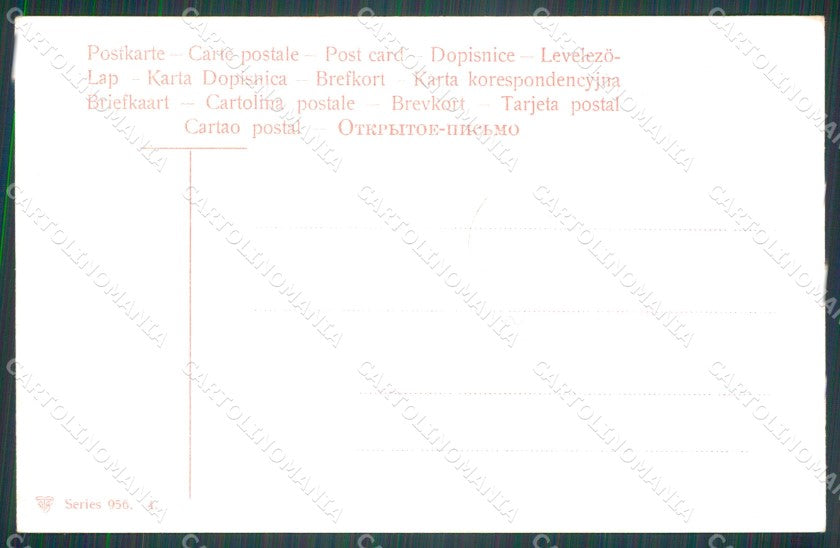 Militari Regio Esercito Artiglieria Rivista a Pelo SCOLLATA cartolina XF0562 – retro