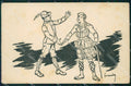 Militari Propaganda WWI Alpini Assistenza Bambini PIEGA cartolina XF0588 – fronte