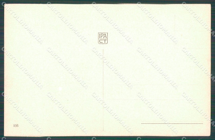 Militari Propaganda WWI Alpini Biscaretti cartolina XF0593 – retro