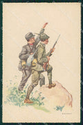 Militari Propaganda WWI Alpini Bianchi cartolina XF0614 – fronte