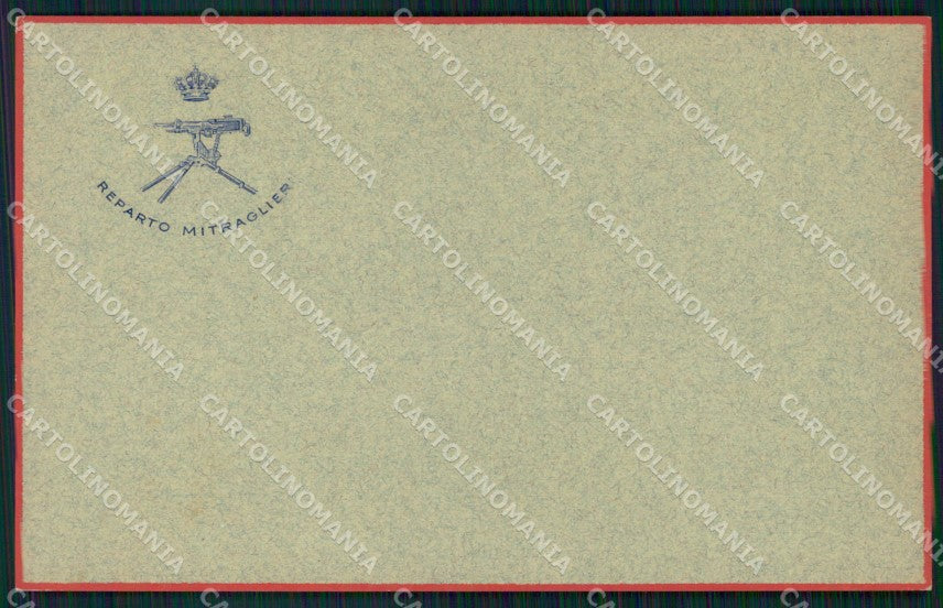 Militari Propaganda WWI Reparto Mitraglieri cartolina XF0648 – fronte