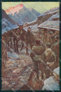 Militari Propaganda WWI Trincea Salvadori cartolina XF0656 – fronte
