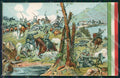 Militari Propaganda WWI Cavalleria Val Carnica Tricolore cartolina XF0668 – fronte