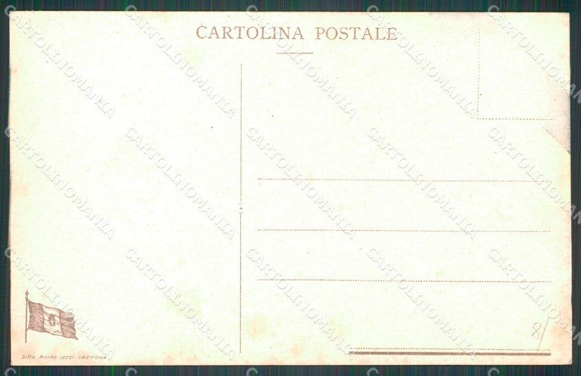Militari Propaganda WWI Re Alberto del Belgio cartolina XF0696 – retro