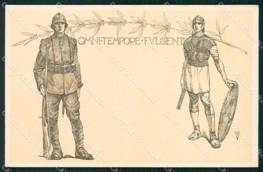 Militari Scuola Militare di Modena Fanteria Cavalleria cartolina XF0720 – fronte