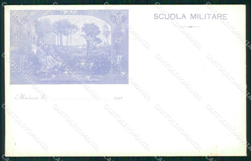 Militari Scuola Militare di Modena cartolina XF0728 – fronte