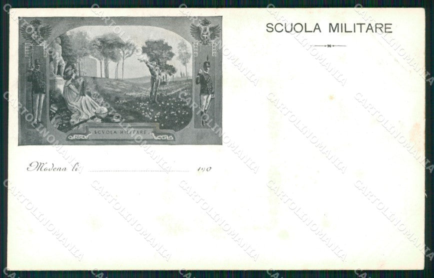 Militari Scuola Militare di Modena cartolina XF0729 – fronte