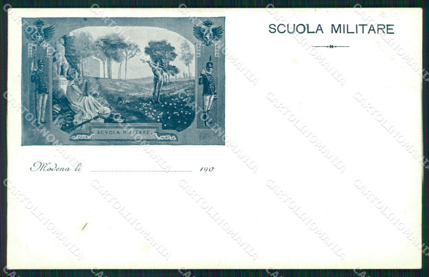 Militari Scuola Militare di Modena cartolina XF0730 – fronte