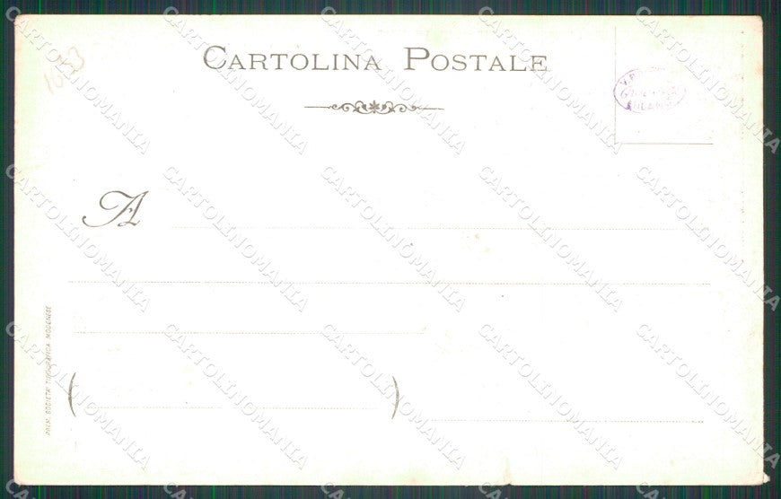 Militari Scuola Militare di Modena STRAPPINI cartolina XF0734 – retro