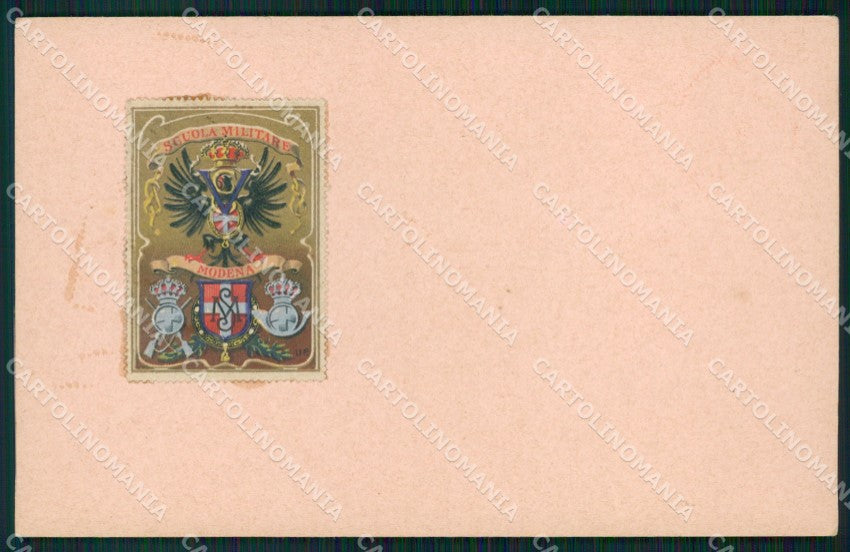 Militari Scuola Militare di Modena 1903 cartolina XF0736 – fronte