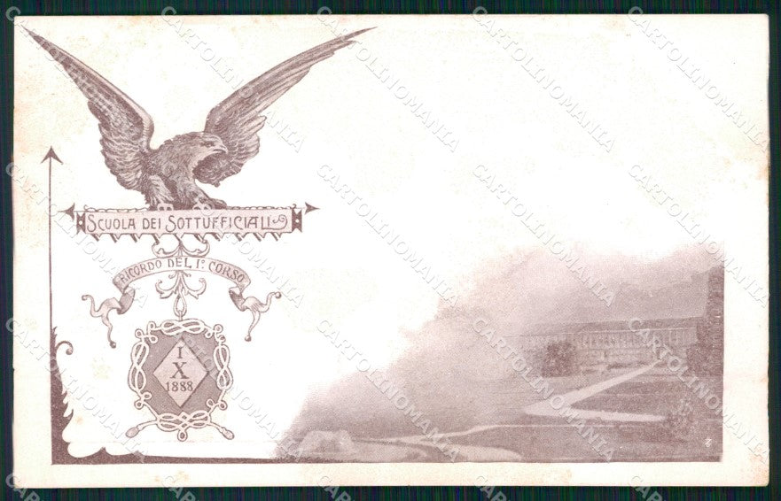 Militari Scuola Sottufficiali Ricordo del I Corso Caserta cartolina XF0751 – fronte