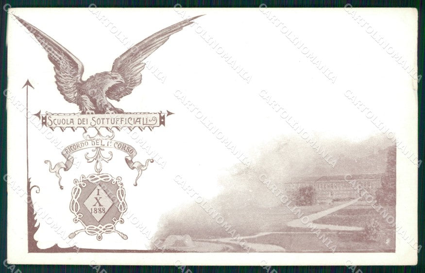 Militari Scuola Sottufficiali Ricordo del I Corso Caserta cartolina XF0753 – fronte