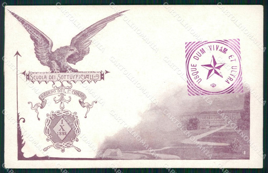 Militari Scuola Sottufficiali Ricordo del I Corso Caserta cartolina XF0756 – fronte