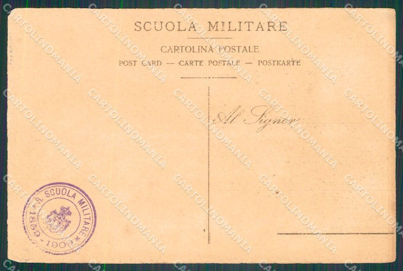 Militari Scuola Militare di Modena 1859 1909 cartolina XF0765 – retro