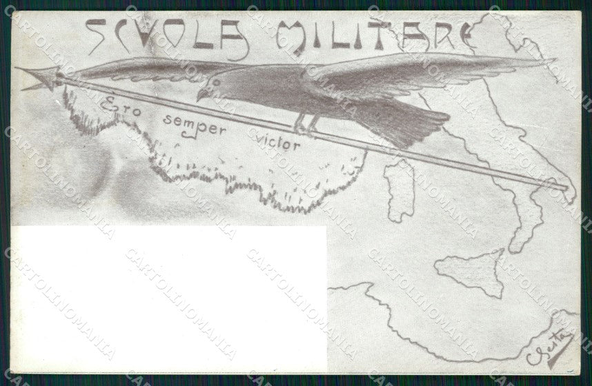 Militari Scuola Militare di Modena Sesta cartolina XF0766 – fronte