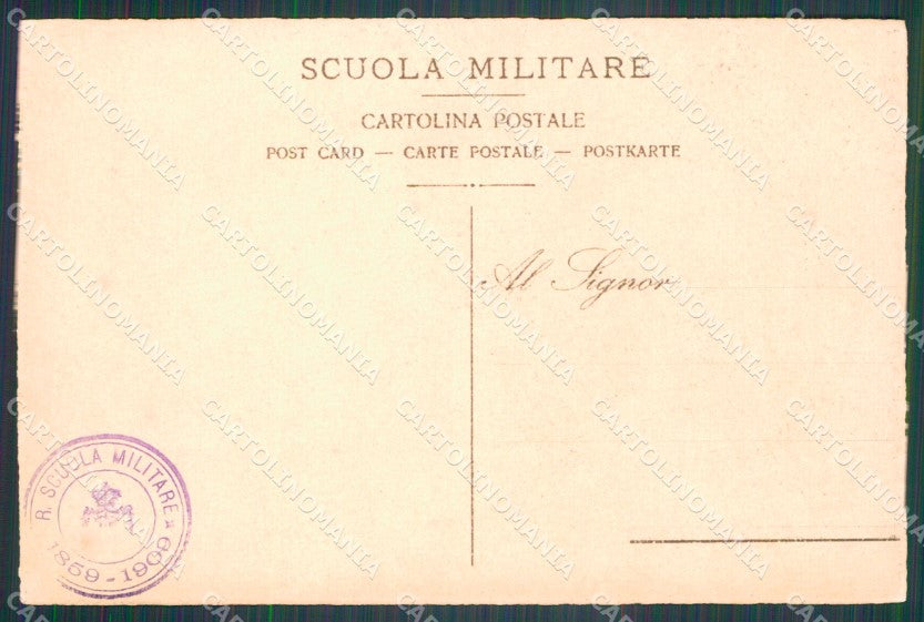 Militari Scuola Militare di Modena 1859 1909 cartolina XF0769 – retro