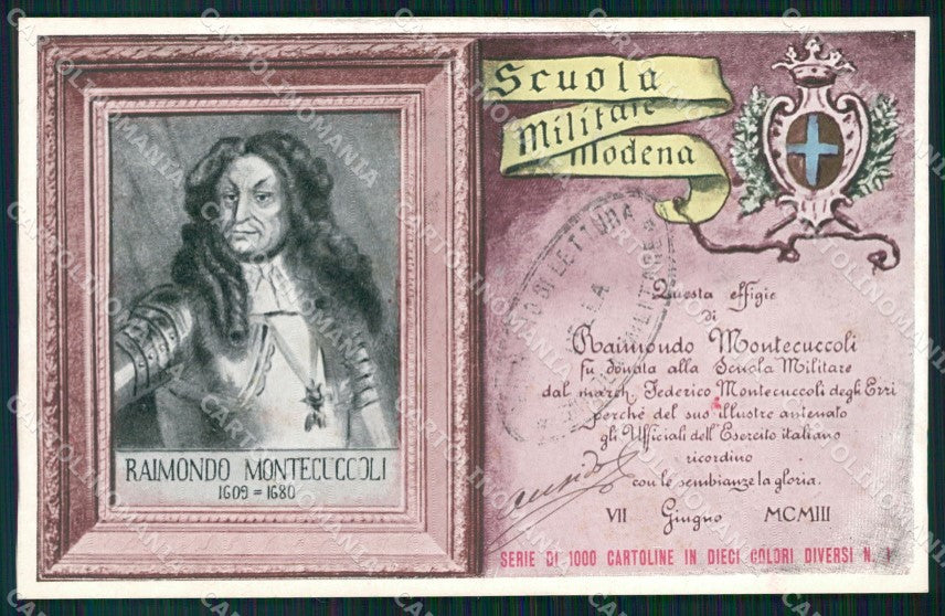 Militari Scuola Militare di Modena Montecuccoli cartolina XF0786 – fronte
