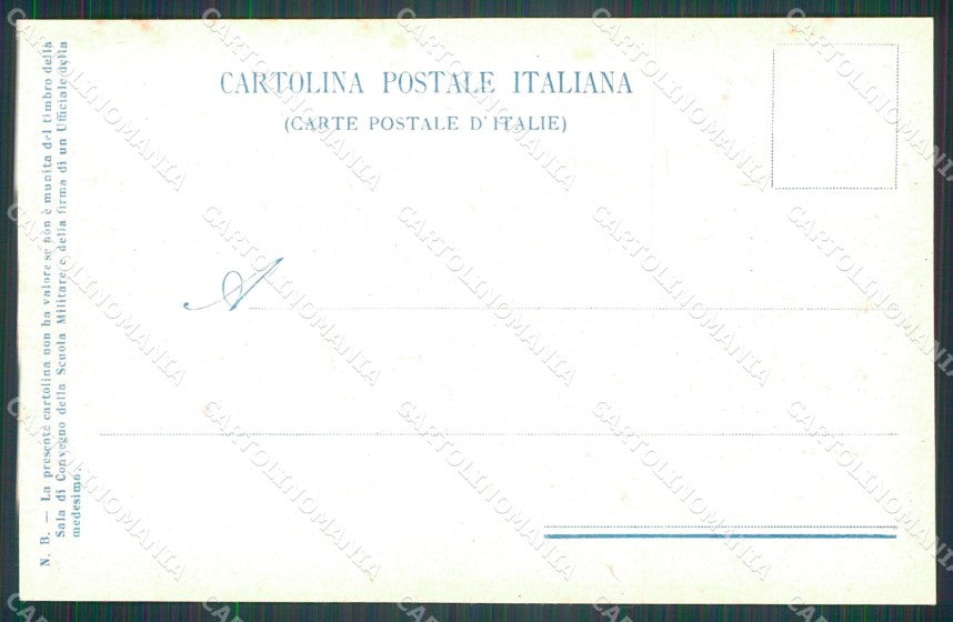 Militari Scuola Militare di Modena Montecuccoli cartolina XF0786 – retro