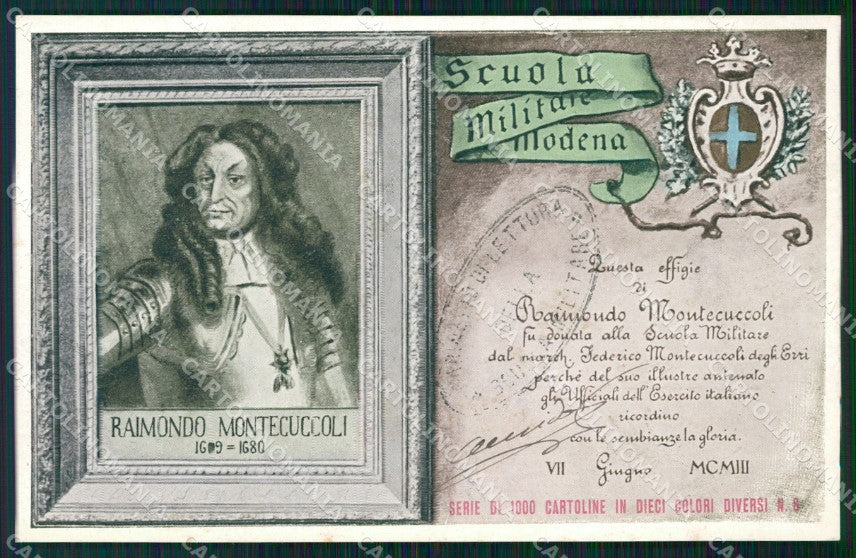 Militari Scuola Militare di Modena Montecuccoli cartolina XF0787 – fronte