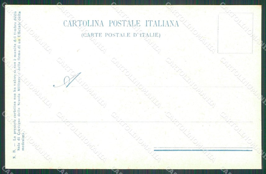 Militari Scuola Militare di Modena Montecuccoli cartolina XF0787 – retro