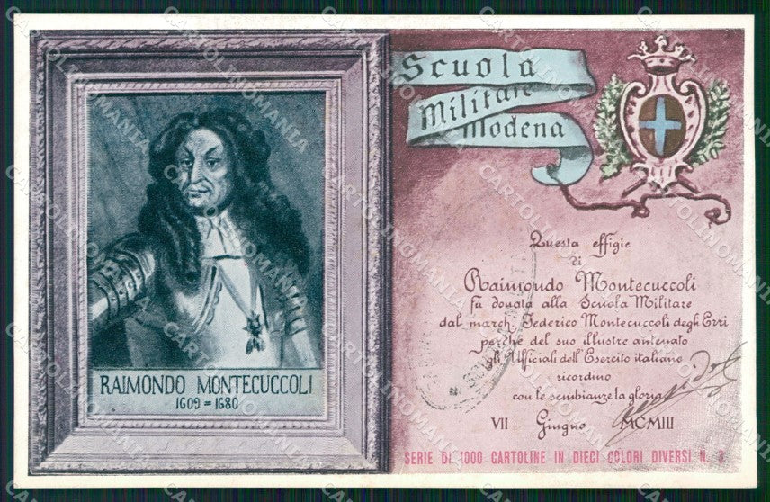 Militari Scuola Militare di Modena Montecuccoli cartolina XF0788 – fronte