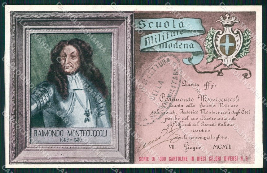 Militari Scuola Militare di Modena Montecuccoli cartolina XF0791 – fronte