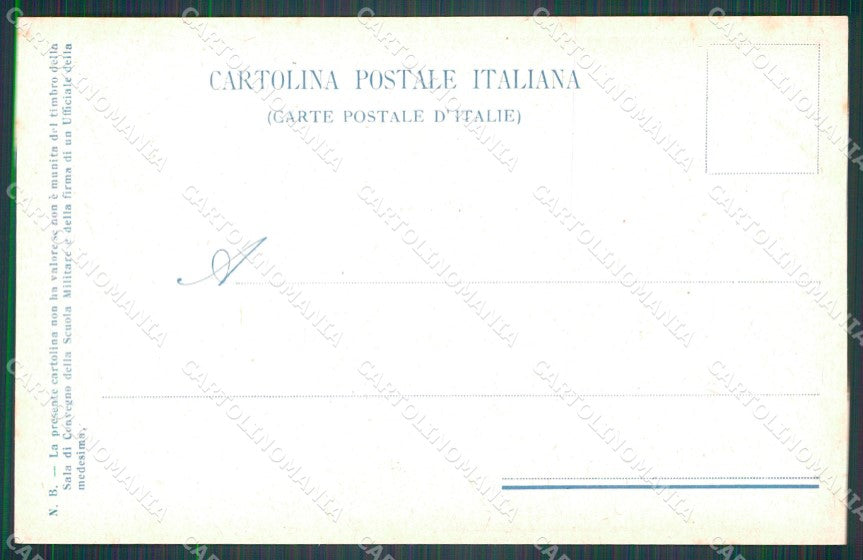 Militari Scuola Militare di Modena Montecuccoli cartolina XF0791 – retro