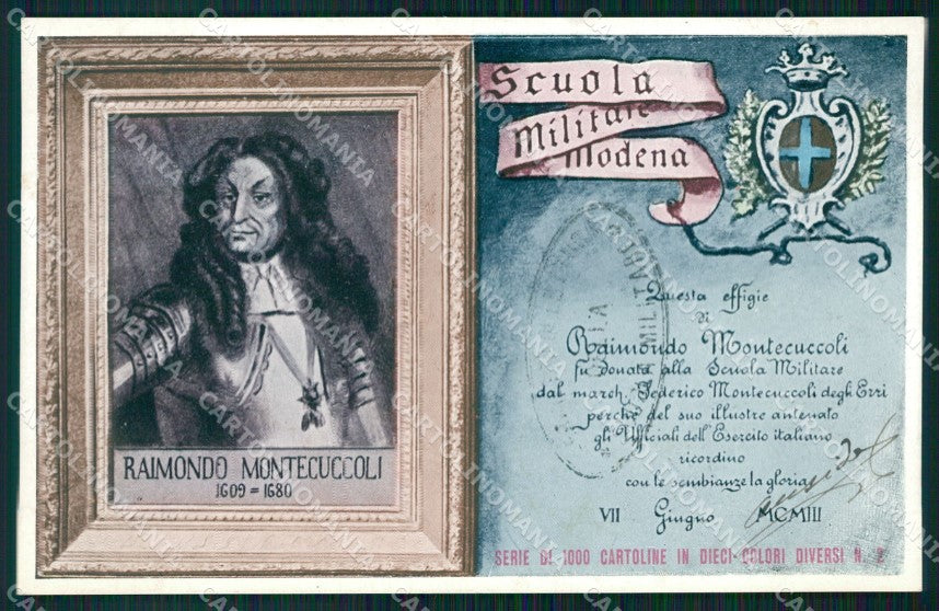 Militari Scuola Militare di Modena Montecuccoli cartolina XF0792 – fronte