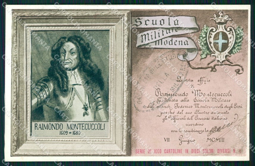 Militari Scuola Militare di Modena Montecuccoli cartolina XF0798 – fronte