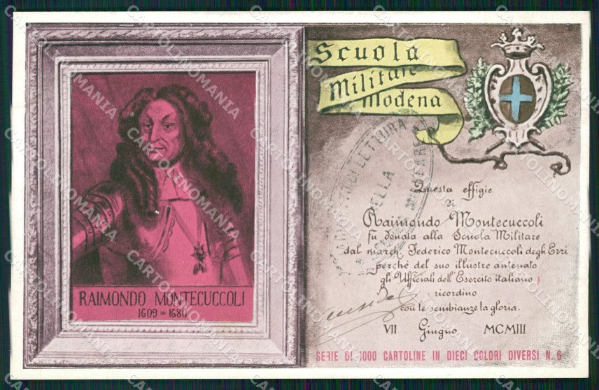 Militari Scuola Militare di Modena Montecuccoli cartolina XF0799 – fronte