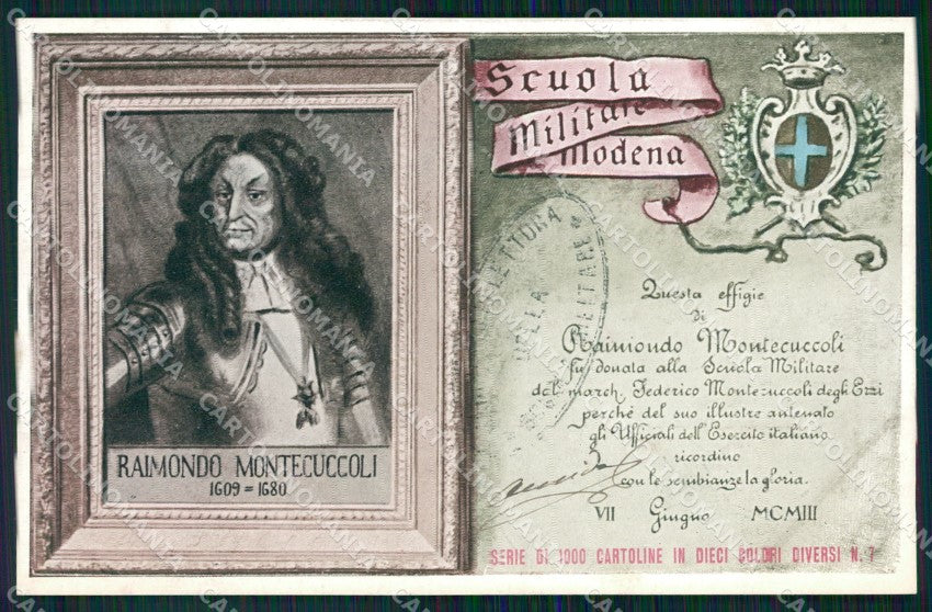 Militari Scuola Militare di Modena Montecuccoli cartolina XF0800 – fronte