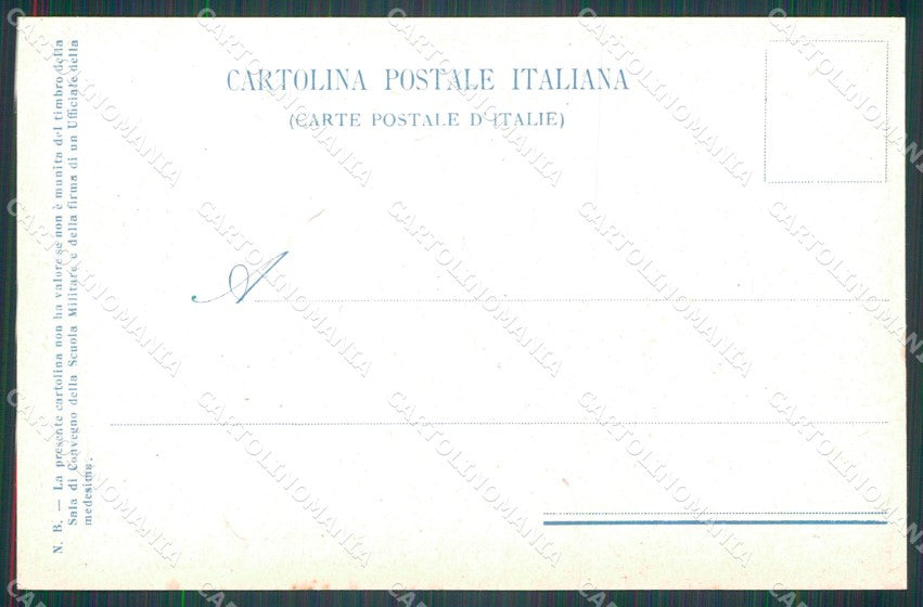 Militari Scuola Militare di Modena Montecuccoli cartolina XF0800 – retro
